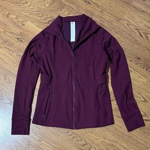 Fabletics Burgundy Athleisure Jacket